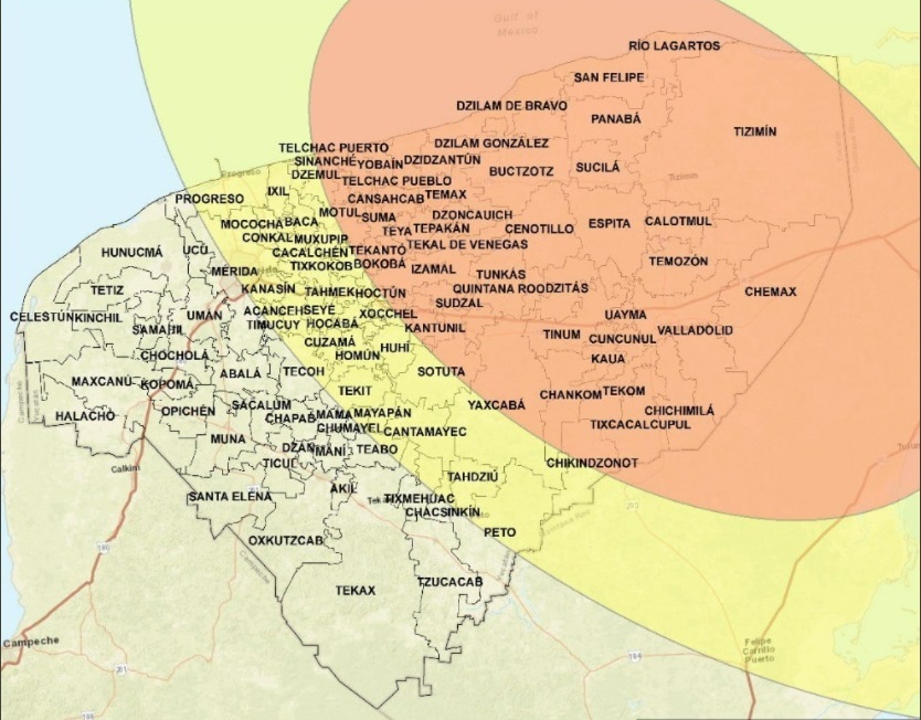 Evacúan municipios del oriente de Yucatán por llegada de 'Zeta'